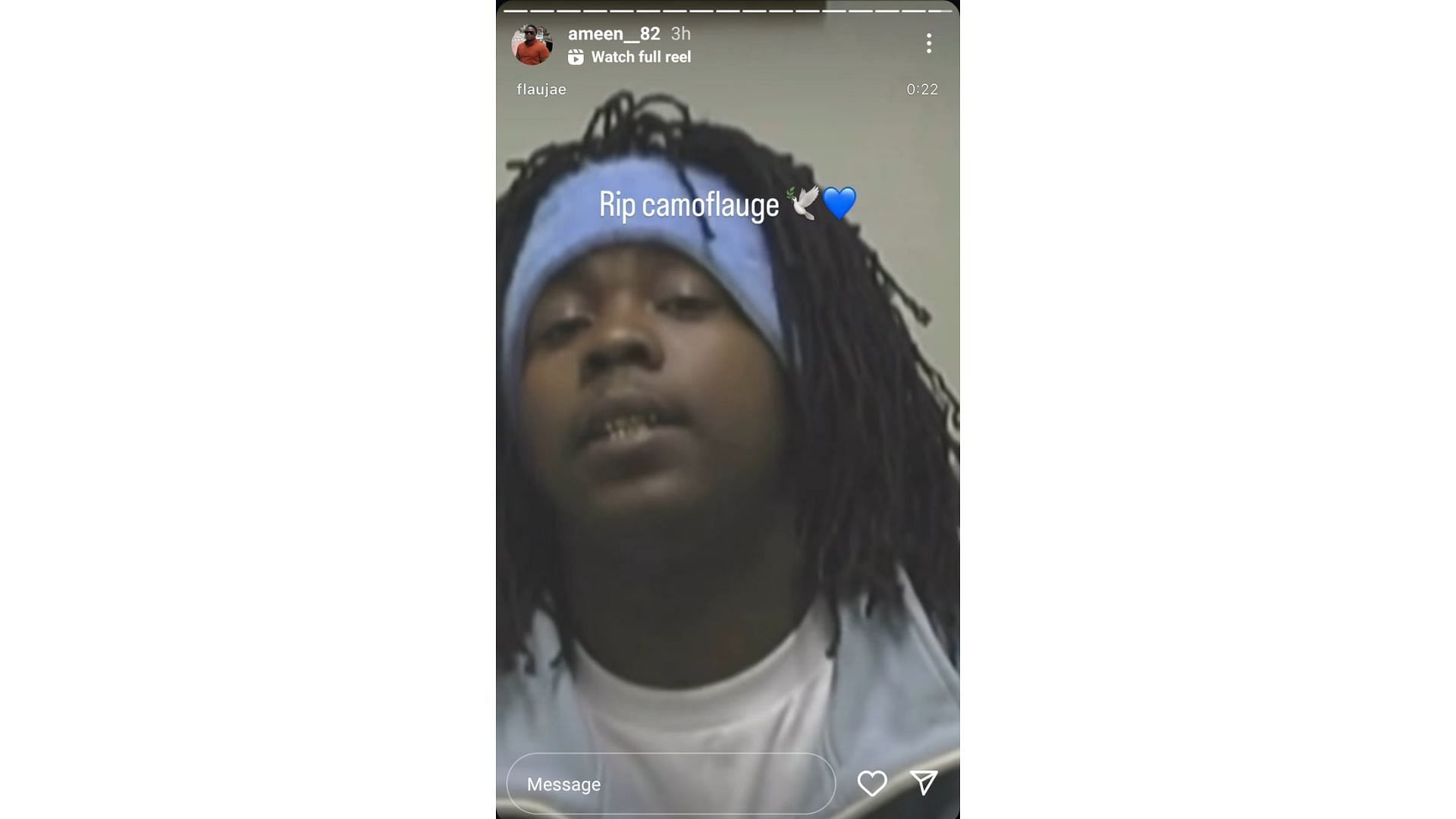 Flau'jae Johnson's stepdad, Ameen Brooks, paid tribute to the LSU star's late father, Jason Johnson. Source: Instagram/@ameen_82